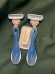2 New Schick Hydro Silk 5 Sensitive Care Razor & Refill Cartridge. Fixed Price $8.00.