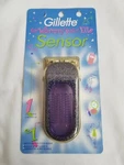 Gillette Sensor For Women Refillable Razor Shaver Handle Purple Glitter Rare. Fixed Price $64.00.