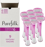 Silk Contour Disposable For Women 6-BLADE Premium. Fixed Price $25.99.