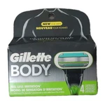 Gillette Body Razor 4 Cartridges For Women Fits All MACH3 Handles. Fixed Price $13.49.