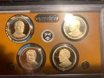 2013-S Proof Presidential Dollar Set No Box Or Coa. Fixed Price $11.00.