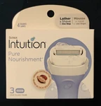 Schick Intuition Pure Nourishment 3PK Refills - 4 Blades + Organic Cocoa Butter. Fixed Price $11.99.