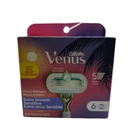 Gillette Venus Miami Midnight Extra Smooth Sensitive Razor Blade Refills, 6 Ct. Fixed Price $21.99.