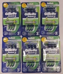 6 Count Gillette SENSOR3 Sensitive Comfortgel Disposable 18 Razors Total. Fixed Price $29.99.