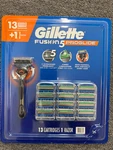 Gillette FUSION5 Proglide Razor Kit 13 Blades + Handle 100% Authentic New. Fixed Price $35.00.