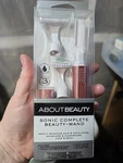 About Face Sonic Complete Beauty-wand, Facial Razor & Exfoliator Nips. Fixed Price $8.49.