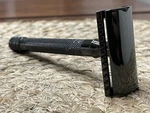 Merkur Solingen 23 Black Pvd Double Edge De Classic Safety Razor Long Handle. Fixed Price $45.00.