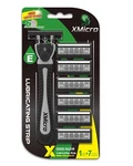 Xmicro Razors For Men 1 7 Blade Refills With Vitamin Smooth Shave. Fixed Price $11.99.