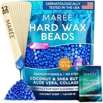 Maree' Hard Wax Beads - Hair Removal Kit With Marine Collagen Shea Butter. Fixed Price $19.49.