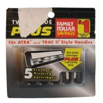 Family Dollar Razor Blade Cartridges 5 Count Fits Atra Trac Ii New. Fixed Price $6.99.
