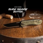 Outdoor Edge Razor Assisted Folding Knife 3" 420J2 Steel Blade Aluminum Handle. Fixed Price $44.99.