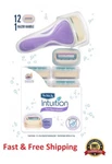 12 Schick Intuition Razor Blades Coconut Almond Women Refills Cartridges Shaver. Fixed Price $44.99.