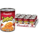 Campbell's Canned Spaghetti, Snacks For Kids And Adults, 15.8 Oz (pack Of 12. Fixed Price $32.99.