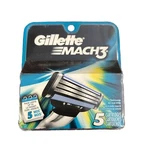 Gillette Mach 3 - Razor Replacement Cartridges 5 Count. Fixed Price $7.95.
