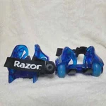 Razor Jetts Dlx Wheels Blue Light-up Led Spark Skates Youth 12-ADULT. Fixed Price $28.00.