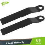2PCS Heavy Duty AR400 Steel Fit For Mower King Skidsteer Brush Hog Cutter Blades. Fixed Price $36.42.