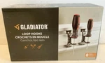 New 8-PACK Gladiator GAWALP8PPH Heavy Duty Steel Loop Hook Granite. Fixed Price $18.95.