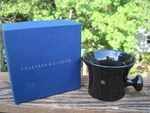 Crabtree & Evelyn Ebony Black W/handle Shave Shaving Bowl New Box England. Fixed Price $99.99.