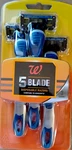 5-BLADE Disposable Razors 3-PACK Smooth Shave With Comfort Grip. Fixed Price $13.99.