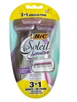 Bic Soleil Womens Razors Sensitive Comfort Shield 3-BLADES (4 Ct.). Fixed Price $8.90.