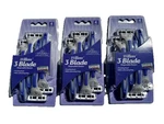 3 Packs Women Studio Selection Willow Triple Blade Disposable Razors 12 Pcs. Fixed Price $7.95.