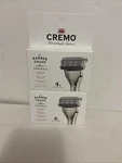 Cremo Barber Grade Razor Refill Cartridges 2-BOXES *lot Of 8-BLADES *new. Fixed Price $8.55.