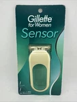 Vintage 1998 Gillette White Sensor For Women Razor Sealed. Fixed Price $22.99.
