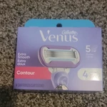 Gillette Venus Contour Extra Smooth 5-BLADE Razor Refills 4 Cartridges Purple. Fixed Price $13.00.