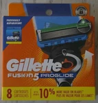 Gillette Fusion 5 Proglide 8 Refill Cartridges For Razers. Fixed Price $18.99.