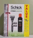 New Schick Hydro Sensitive Shave Gift Set Sealed Shower Kit. Fixed Price $13.00.