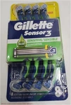 Gillette SENSOR3 Sensitive Men's Disposable Razors - 8CT. Fixed Price $13.99.
