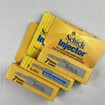 3 -schick Injector Razor Blades 7 Per Package New. Fixed Price $44.80.