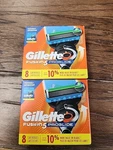 Gillette FUSION5 Proglide Razor Refill Cartridges 2 Packs Of 8=16. Fixed Price $37.00.