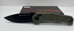 Willumsen Copenhagen ZERO7 Folding Knife 3.5" 440C Steel Blade Green Grn Handle. Fixed Price $24.99.