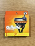 Brand New Gillette Fusion 5 Refill Razor Blades, 8 Cartridges. Fixed Price $20.00.