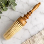 Vintage Barber Brush Horse Hair Wooden Handle Shaving Duster 9. Fixed Price $14.99.