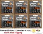 30 Gillette Contour Plus Blade Cartridge Refills Fit Atra Schick Slim Twin Razor. Fixed Price $57.99.