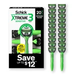 Schick XTREME3 Sensitive Disposable Razors, 20 Count All New. Fixed Price $27.89.
