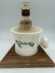 Vintage Col Ichabod Conk Barber Ceramic Shaving Mug Cup With Brush. Fixed Price $75.00.