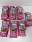 70 New Bic Silky Touch Women's Twin Blade Disposable Razors Pastel Colors Pink. Fixed Price $15.69.