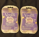 Gillette Venus Comfortglide Disposable Razors 3 Blades Vitamin 2 Pack. Fixed Price $10.00.