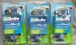12 Gillette Custom Plus 3 Disposable Sensitive Razors X 4 Packs Damaged. Fixed Price $43.99.