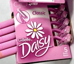 Gillette Daisy Classic Disposable Shavers Razors One Pack Of 5 Dated 2004. Fixed Price $12.70.