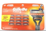 Brand New Gillette Fusion 5 Refill Razor Blades, 12 Cartridges. Fixed Price $29.99.