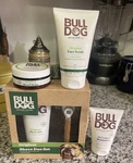 Bull Dog Expert Shave Set - Kit With Bamboo Razor, Gel, & Moisturizer +++. Fixed Price $25.00.