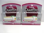 Schick Quattro For Women Aloe & Duo Vitamin Complex 2 Boxes 8 Cartridges Nib. Fixed Price $18.95.