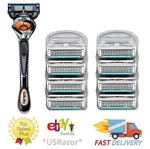 Gillette Fusion Flexball Razor Handle + 8 Cartridges 5-BLADE Refills New 2X4 Usa. Fixed Price $21.99.