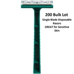 200 Ct. Single Disposable Razors Green, Fixed Head, Bulk Brand New Best Price. Fixed Price $18.99.