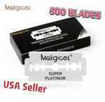 500 Matgicol Platinum Ultra Sharp Double Edge Cut Barber Razor Blades. Fixed Price $45.99.