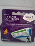 Smart Sense Women's 6 Blade Razor Cartridges - 4. Fixed Price $5.99.